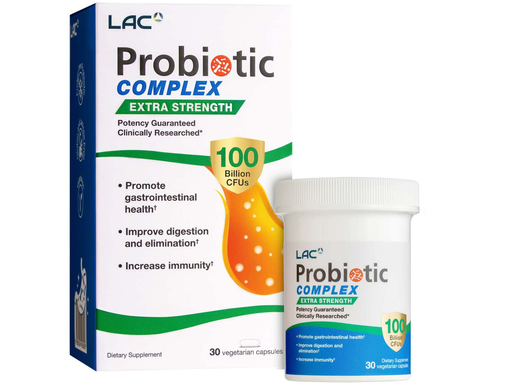 01404810_lac_probiotic-complex-100-billion-cfus_30-vegetarian-capsule_sg_box_front_india_1635x1227 LAC PROBIOTIC Complex 100 Billion CFU - Ultimate Support (30 Vegetarian Capsules) - Image 1