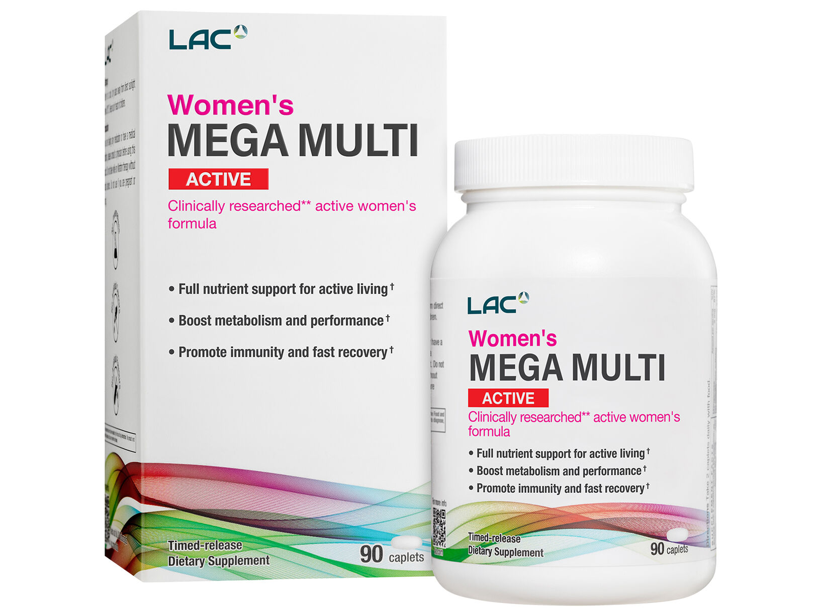 LAC Women's Mega Multi Active (90 caplets) - Image 1