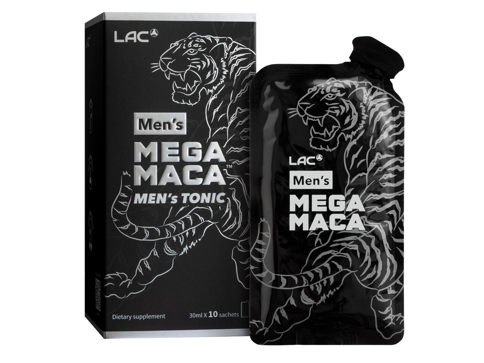 01407120_lac_mens-mega-maca_10-sachets_1 (1) LAC Men's Mega Maca - Powerful Men's Tonic (30ml x 10 sachets) - Image 1