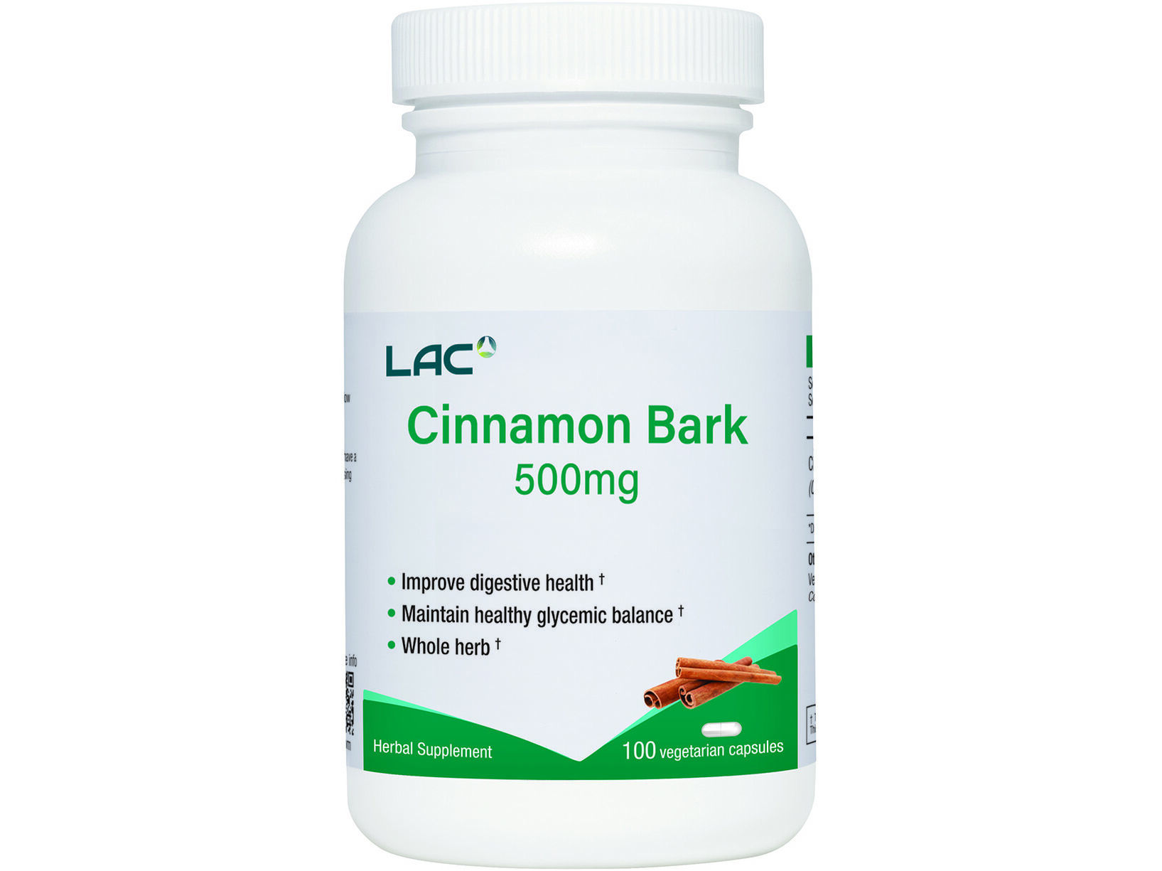 LAC-Cinnamon-Bark-500mg_1 (1) LAC Herbs Cinnamon Bark 500mg (100 vegetarian capsules) - Image 1